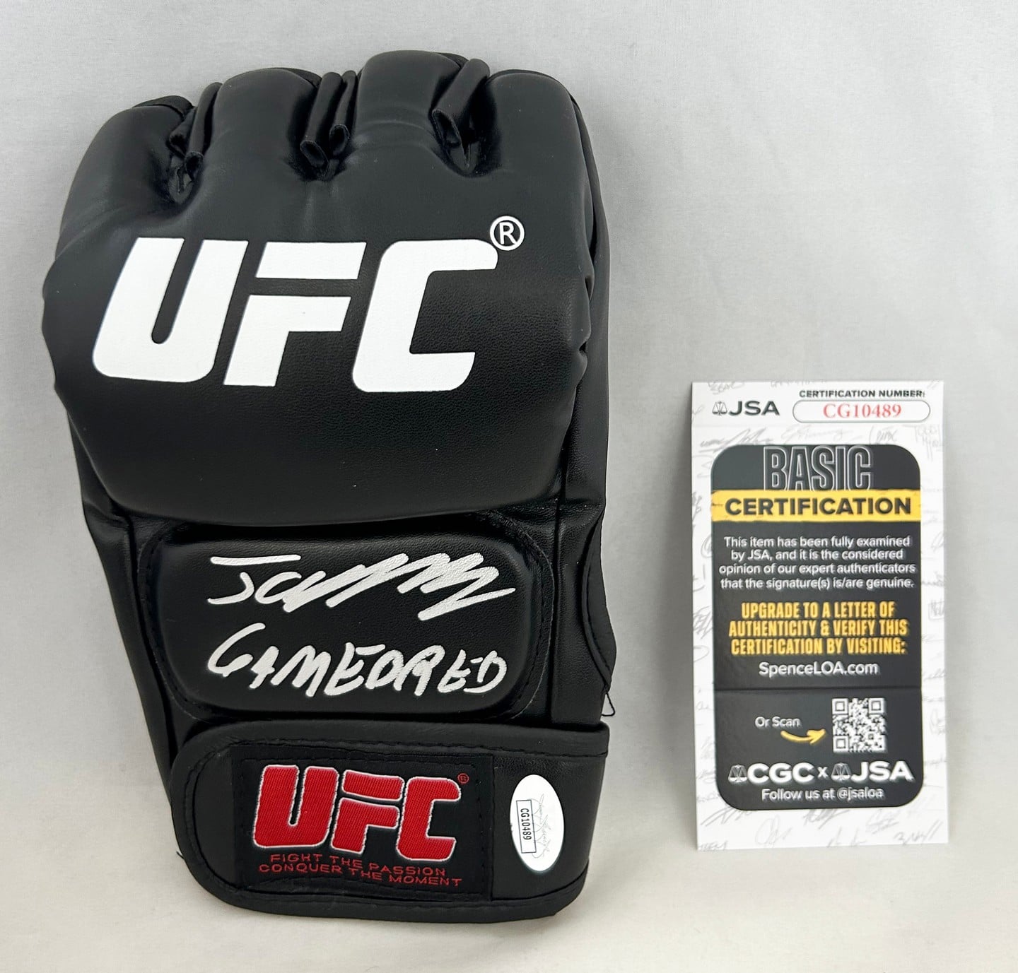 Jorge Masvidal Signed UFC Glove JSA 1
