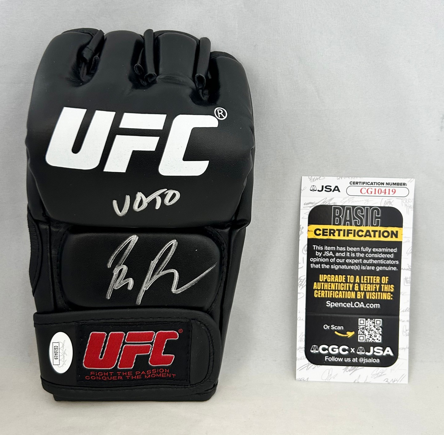 Bruce Buffer Signed UFC Glove JSA 3