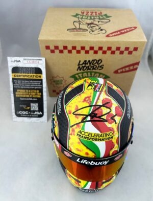 Lando Norris Signed Helmet 1:2 McLaren 2020 Italian GP F1 JSA