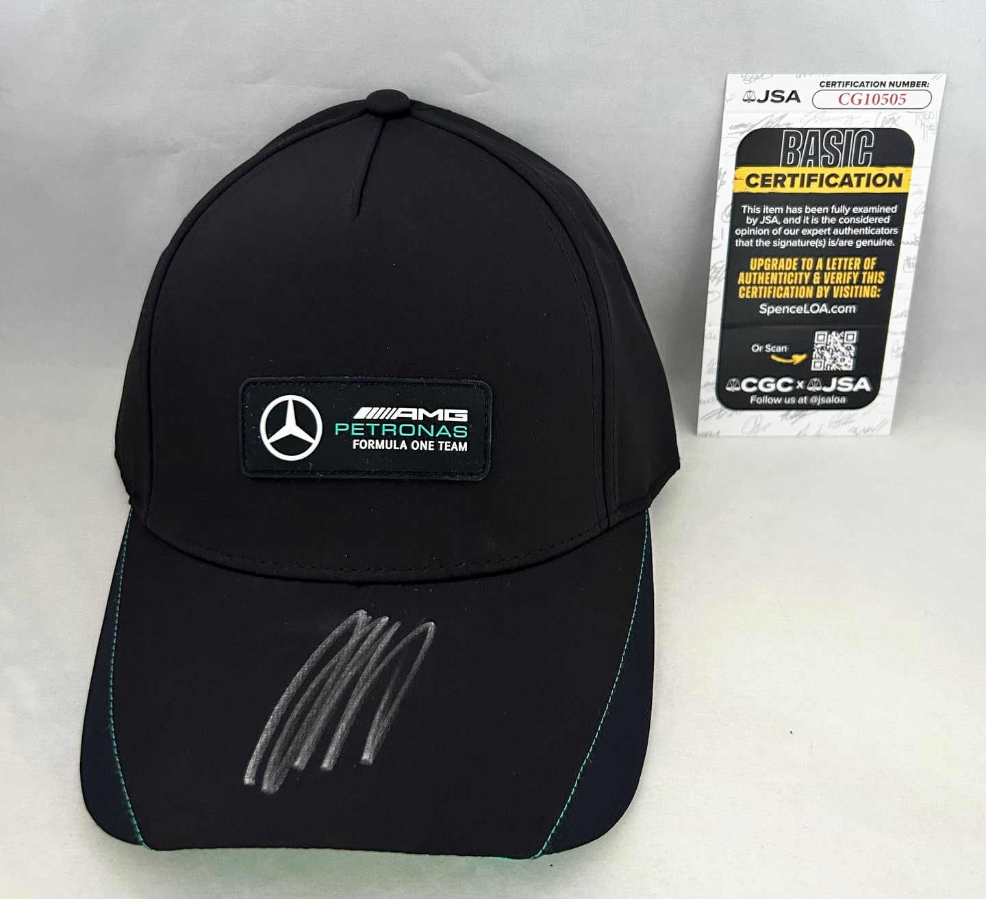 Andrea Kimi Antonelli Signed Hat Mercedes F1 Formula 1 JSA 1