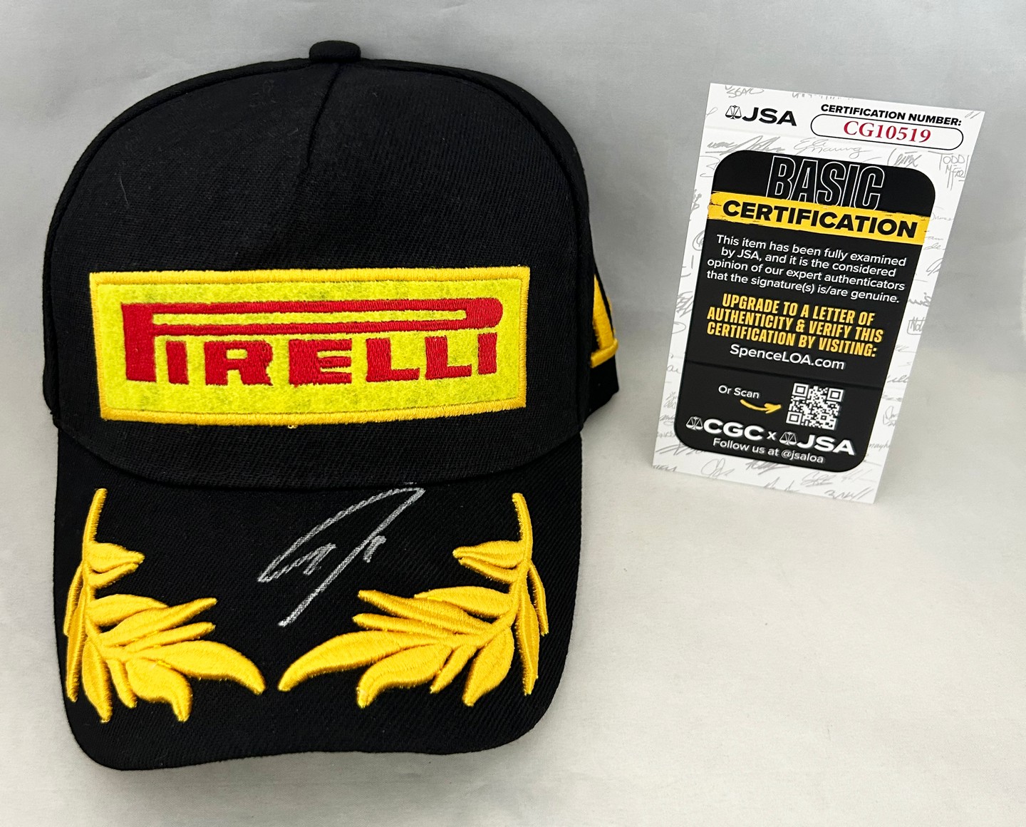 Nico Hulkenberg Signed Hat Stake Pirelli F1 Formula 1 JSA