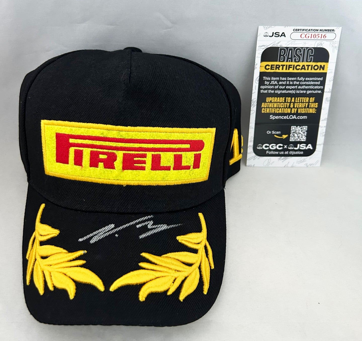 Valtteri Bottas Signed Hat Mercedes Pirelli F1 Formula 1 JSA
