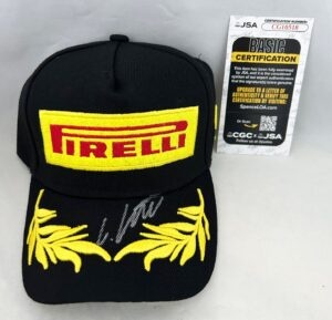 Guenther Steiner Signed Hat Haas Pirelli F1 Formula 1 JSA 1