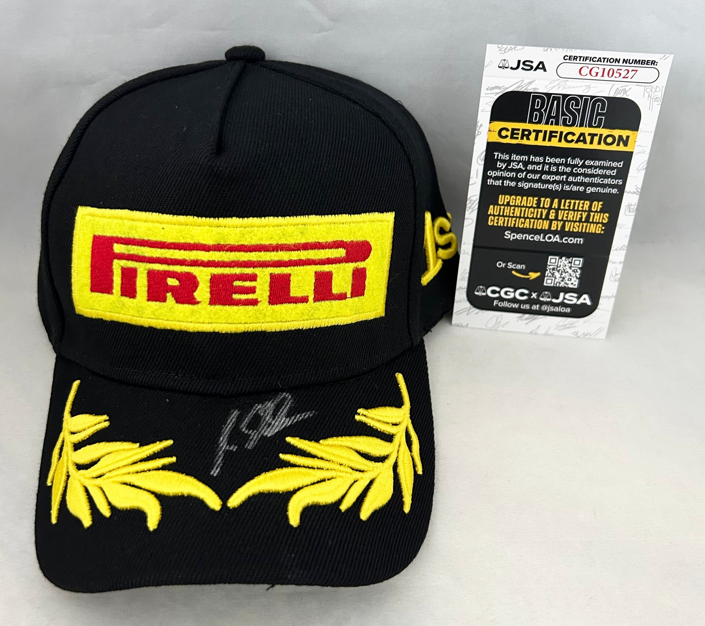 Mick Schumacher Signed Hat Mercedes Pirelli F1 Formula 1 JSA 1