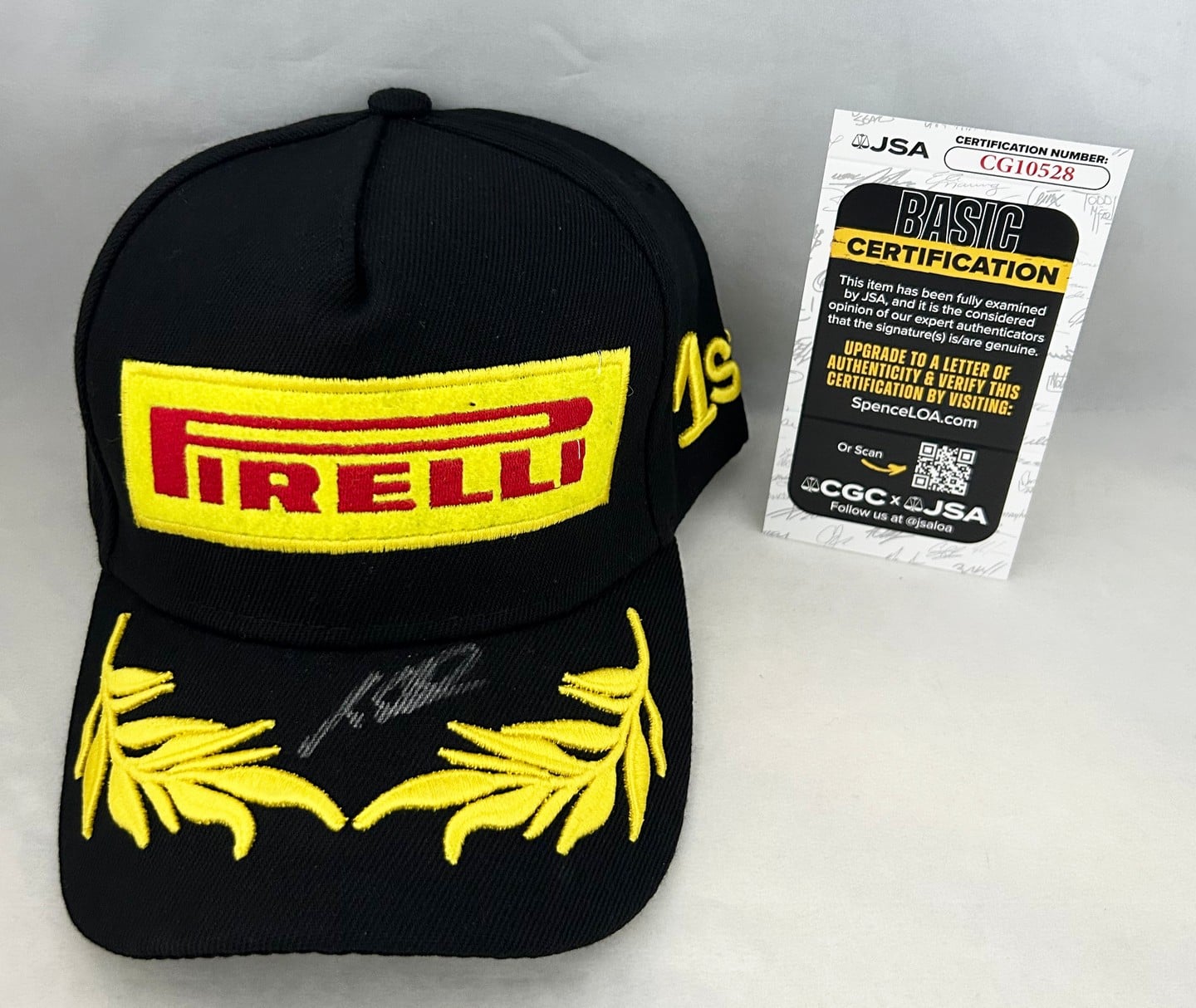 Mick Schumacher Signed Hat Mercedes Pirelli F1 Formula 1 JSA 2