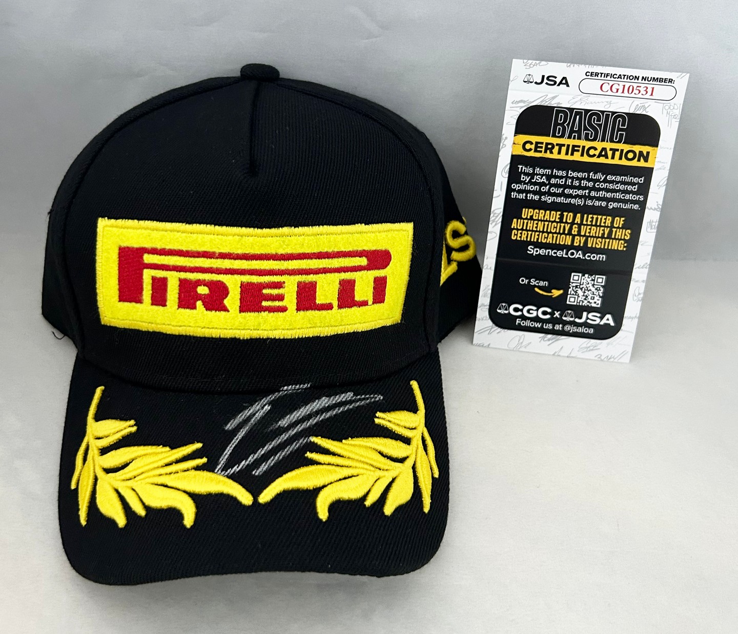 Esteban Ocon Signed Hat Haas Pirelli F1 Formula 1 JSA 2
