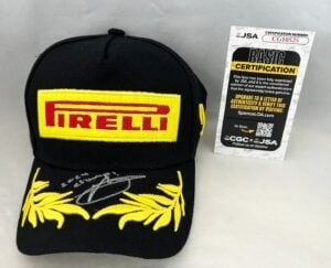 Abbi Pulling Signed Hat Alpine Pirelli F1 Academy JSA 1