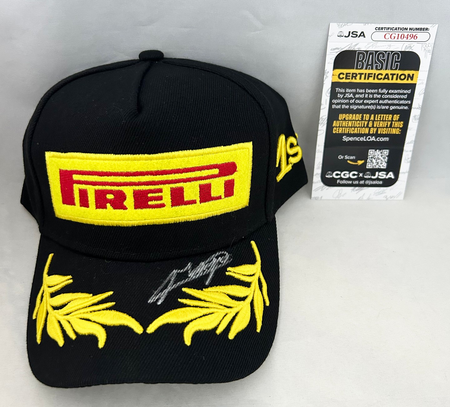Maya Weug Signed Hat Ferrari Pirelli F1 Academy JSA