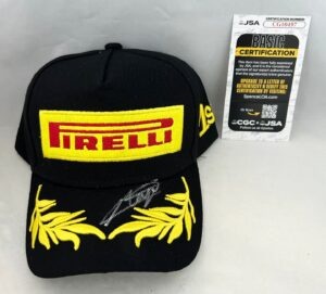 Maya Weug Signed Hat Ferrari Pirelli F1 Academy JSA 1