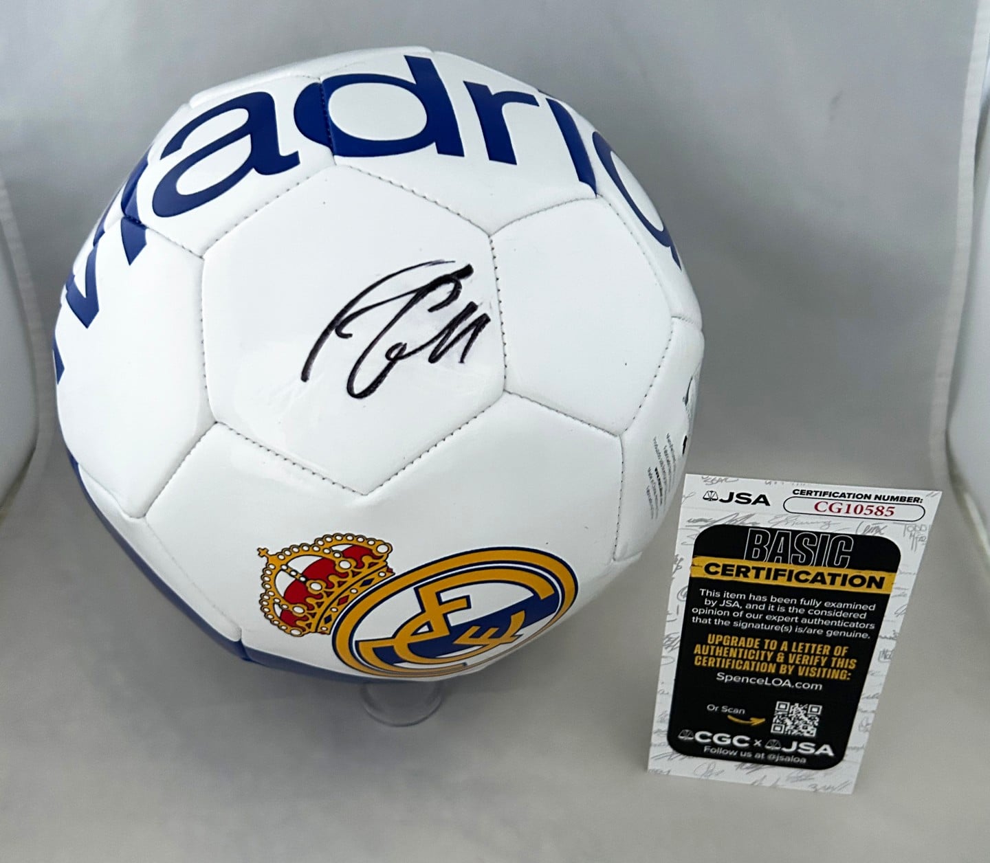 Rodrygo Signed Soccer Ball Real Madrid JSA