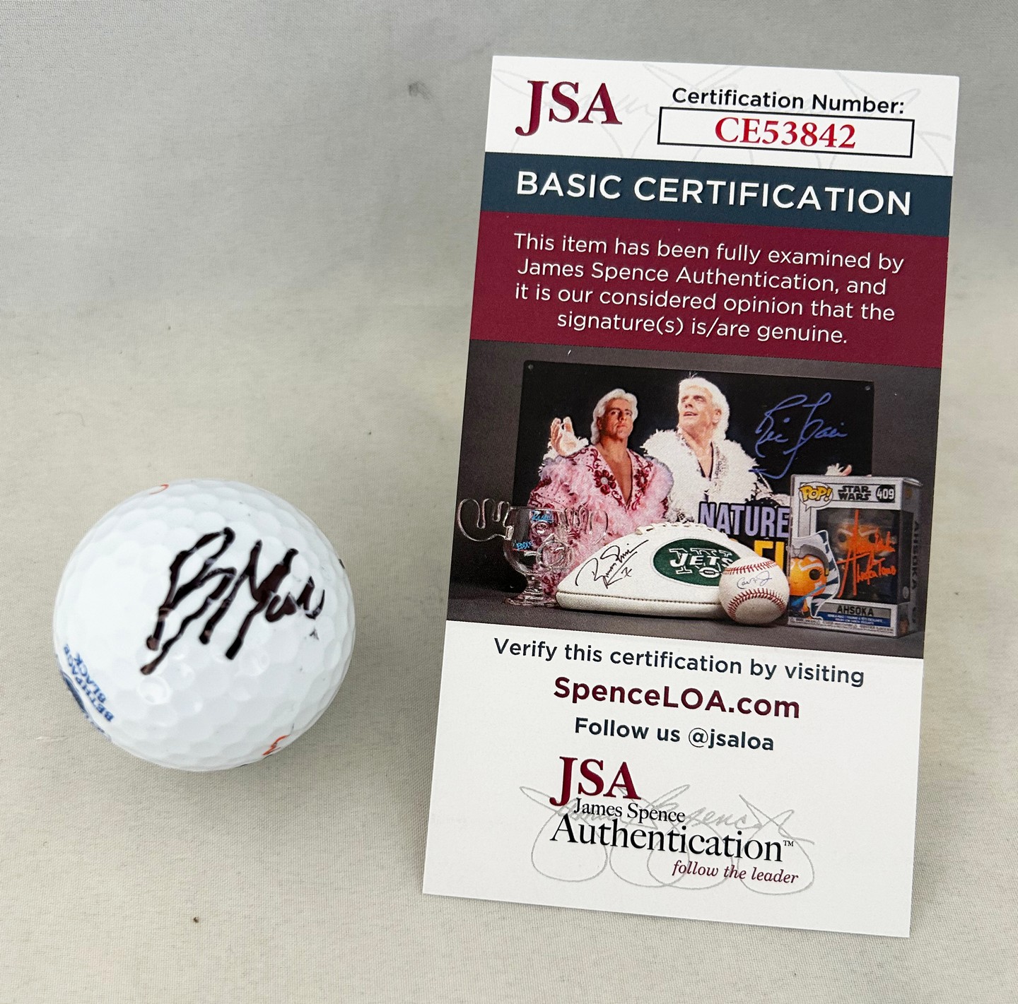Robert MacIntyre Signed 2025 Ryder Cup Golf Ball JSA