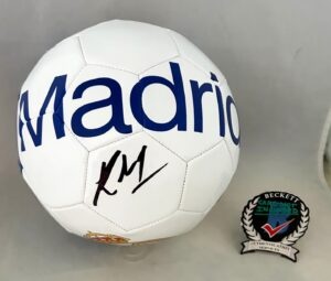Keylor Navas Signed Soccer Ball Real Madrid Beckett BAS