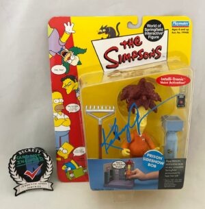 Kelsey Grammer Signed Action Figure Simpsons Sideshow Bob Beckett BAS 1