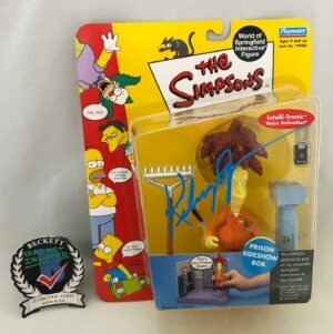 Kelsey Grammer Signed Action Figure Simpsons Sideshow Bob Beckett BAS 2