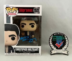Michael Imperioli Signed Funko The Sopranos Chrstopher Moltisanti Beckett BAS