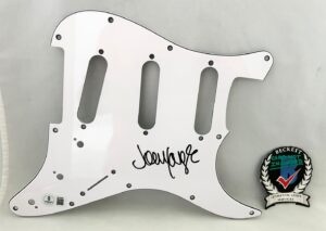 John Lodge Signed Electric Pickguard The Moody Blues Beckett BAS