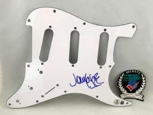 John Lodge Signed Electric Pickguard The Moody Blues Beckett BAS 2