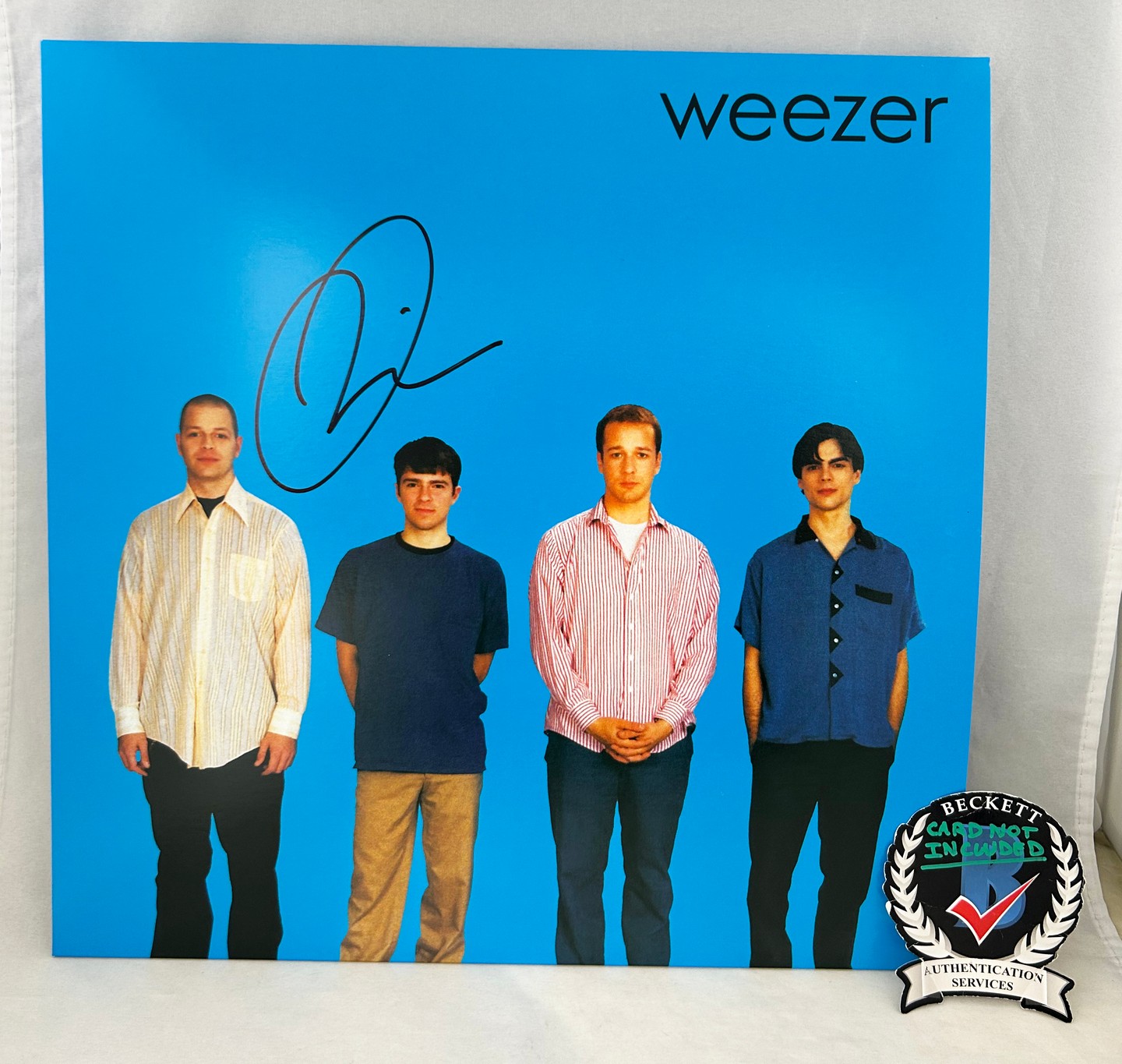 Rivers Cuomo Signed Vinyl LP Album Blue Beckett BAS
