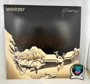 Rivers Cuomo Signed Vinyl LP Album Pinkerton Beckett BAS