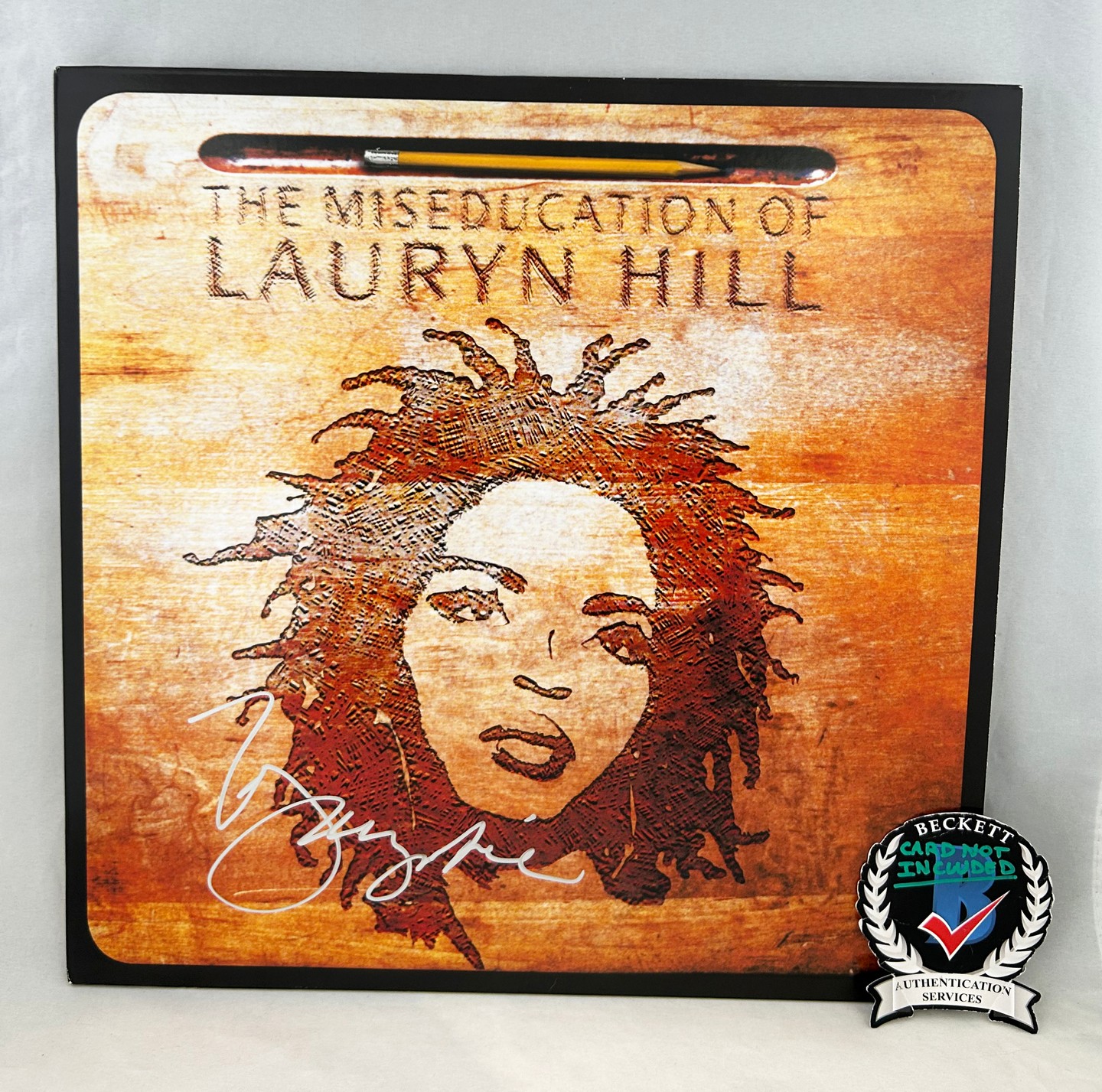Lauryn Hill Signed Vinyl LP Album The Miseducation Beckett BAS 1