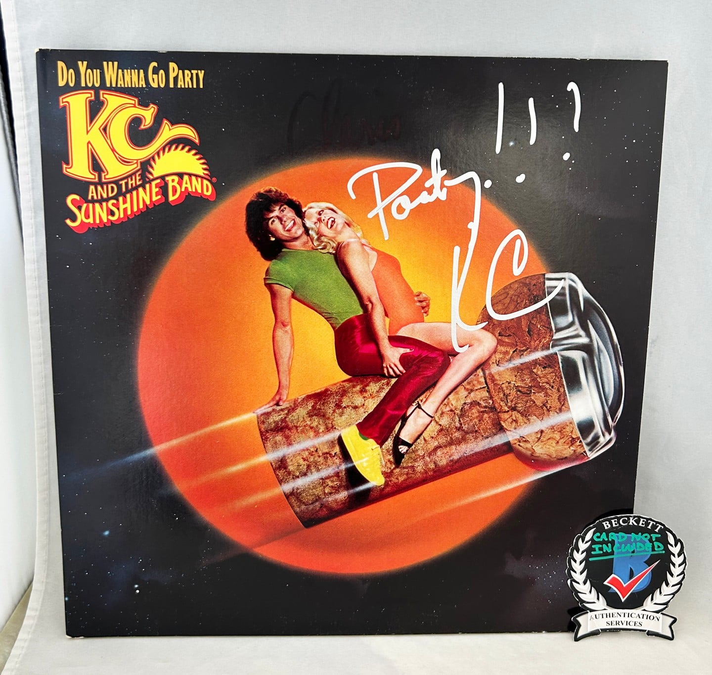 KC And The Sunshine Band Signed Vinyl LP Album Harry Wayne Casey Beckett BAS 2