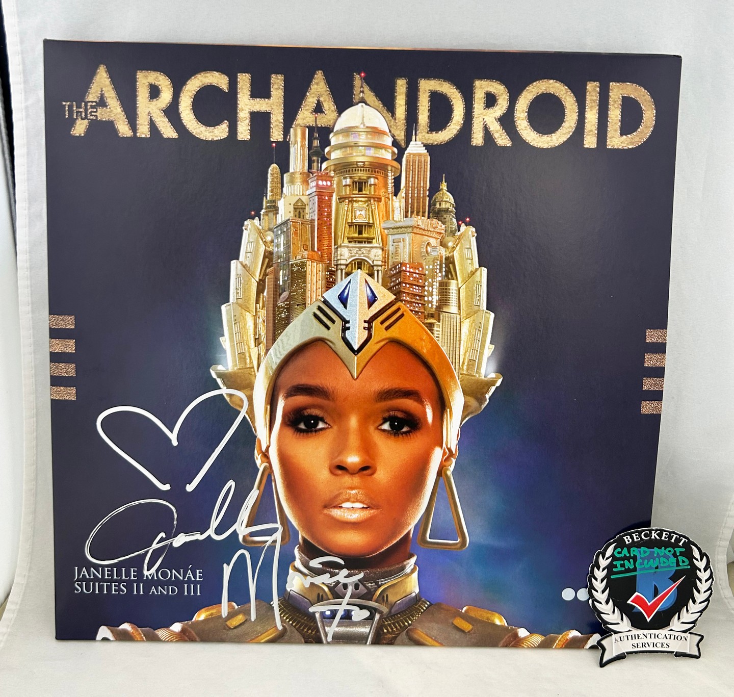Janelle Monae Signed Vinyl LP Album Suites II and III Beckett BAS