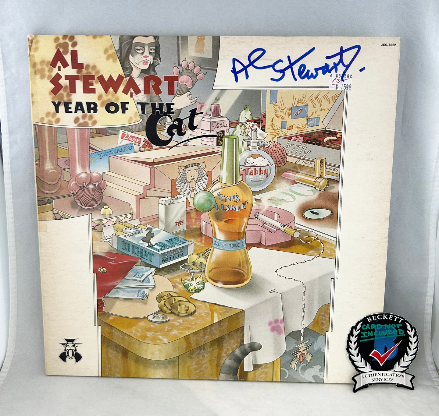 Al Stewart Signed Vinyl LP Album Year Of The Cat Beckett BAS