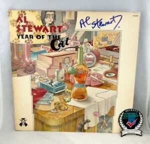 Al Stewart Signed Vinyl LP Album Year Of The Cat Beckett BAS 1