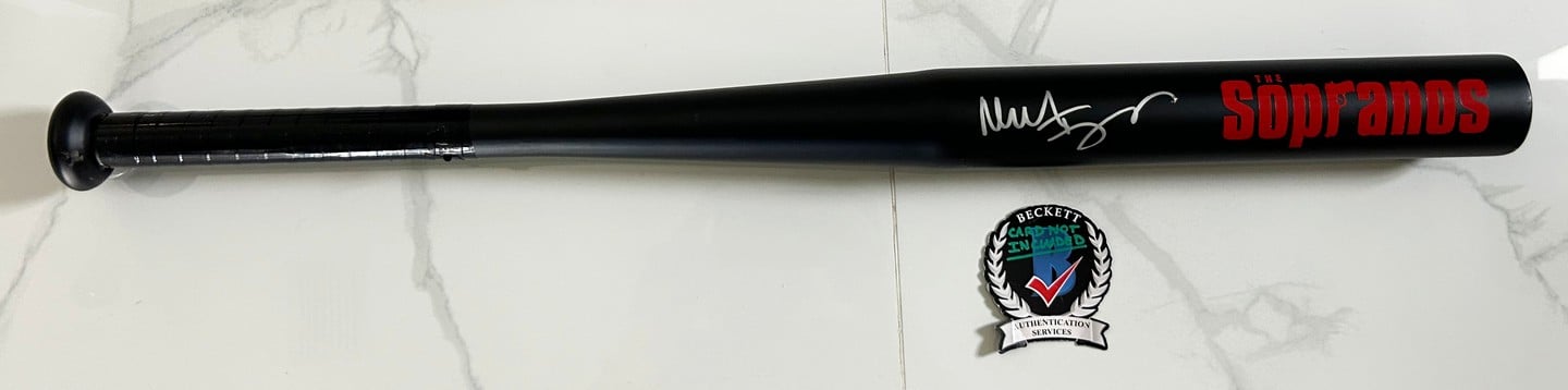 Michael Imperioli Signed Bat The Sopranos Beckett BAS 3