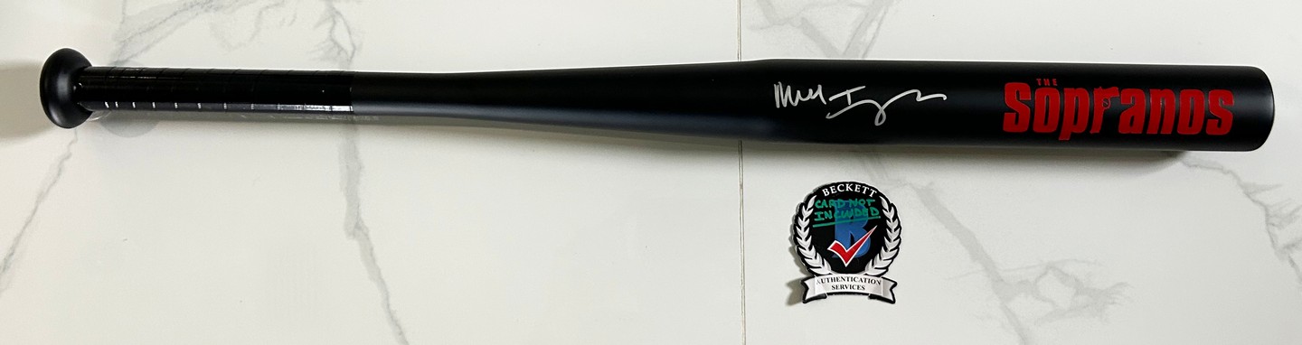 Michael Imperioli Signed Bat The Sopranos Beckett BAS 4