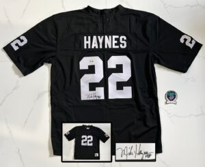 Mike Haynes Signed Jersey Oakland Raiders Beckett BAS