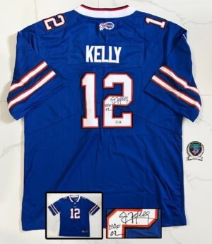 Jim Kelly Signed Jersey Buffalo Bills Beckett BAS