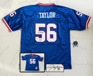 Lawrence Taylor Signed Jersey New York Giants Beckett BAS