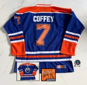Paul Coffey Signed Jersey Edmonton Oilers Beckett BAS