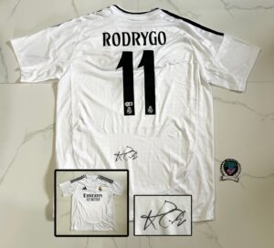 Rodrygo Signed Jersey Real Madrid Brasil Beckett BAS 1