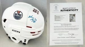 Wayne Gretzky Signed Full Size Helmet Edmonton Oilers Beckett BAS 1