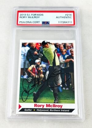 Rory McIlroy Signed Card 2013 SI For Kids PSA/DNA