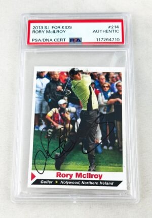 Rory McIlroy Signed Card 2013 SI For Kids PSA/DNA 1
