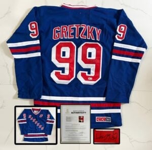 Wayne Gretzky Signed Jersey New York Rangers Beckett BAS