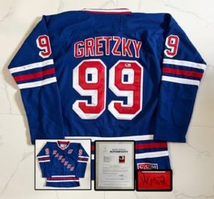 Wayne Gretzky Signed Jersey New York Rangers Beckett BAS 1