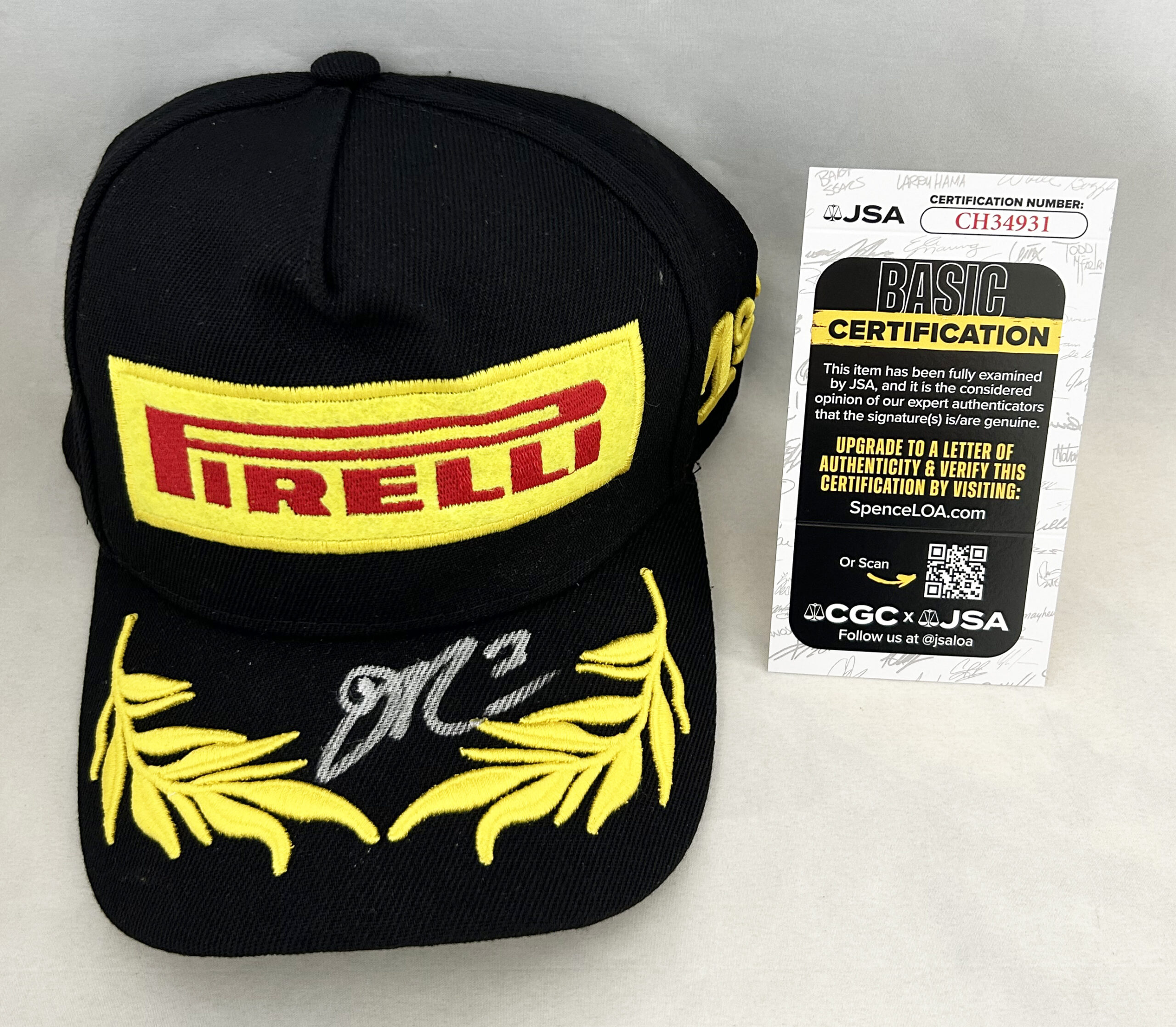 Daniel Ricciardo Signed Hat Pirelli F1 JSA