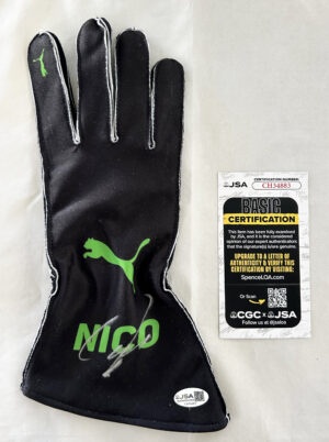 Nico Hulkenberg Signed Racing Glove Stake 2025 First Ever Podium F1 JSA