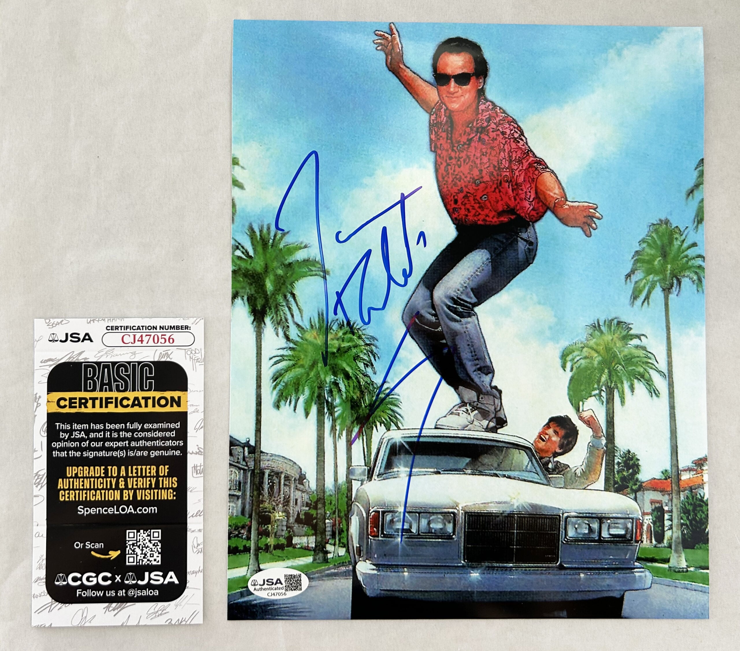 Jim Belushi Signed 8x10 Photo JSA 2