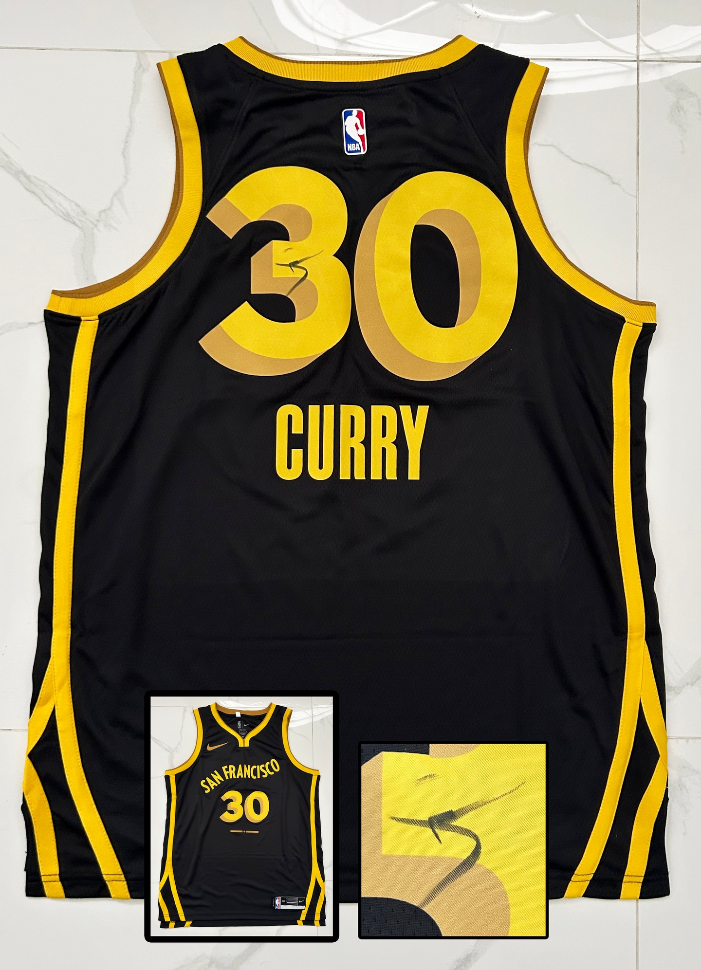 Stephen Curry Signed Jersey Golden State Warriors
