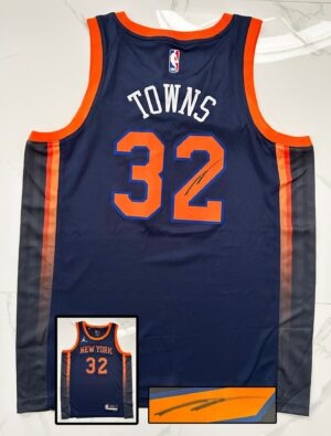 Karl-Anthony Towns Signed Jersey New York Knicks