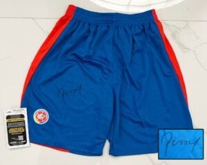 Carlos Pibe Valderrama Signed Shorts Colombia World Cup JSA 2