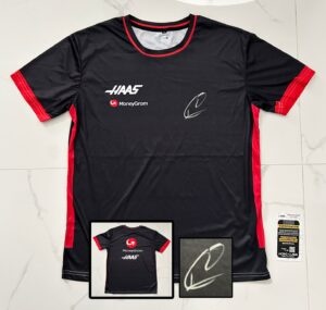 Romain Grosjean Signed Shirt Haas Formula 1 F1 JSA