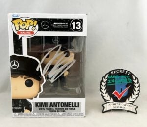Andrea Kimi Antonelli Signed Funko Pop Mercedes 2025 Season F1 Beckett