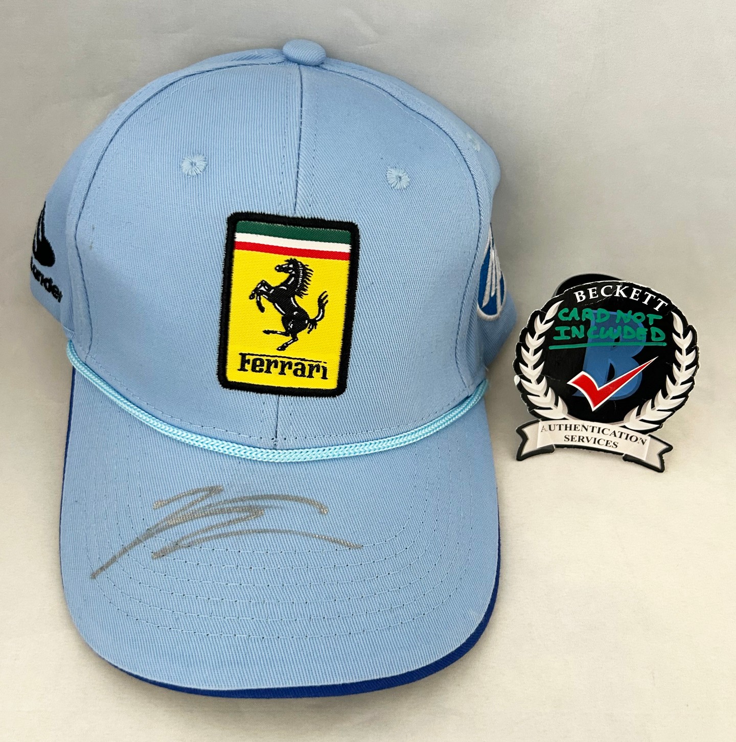 Charles Leclerc Signed Hat Ferrari Formula 1 F1 Beckett BAS 2