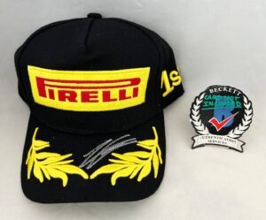 Charles Leclerc Signed Hat Pirelli Ferrari Formula 1 F1 Beckett BAS